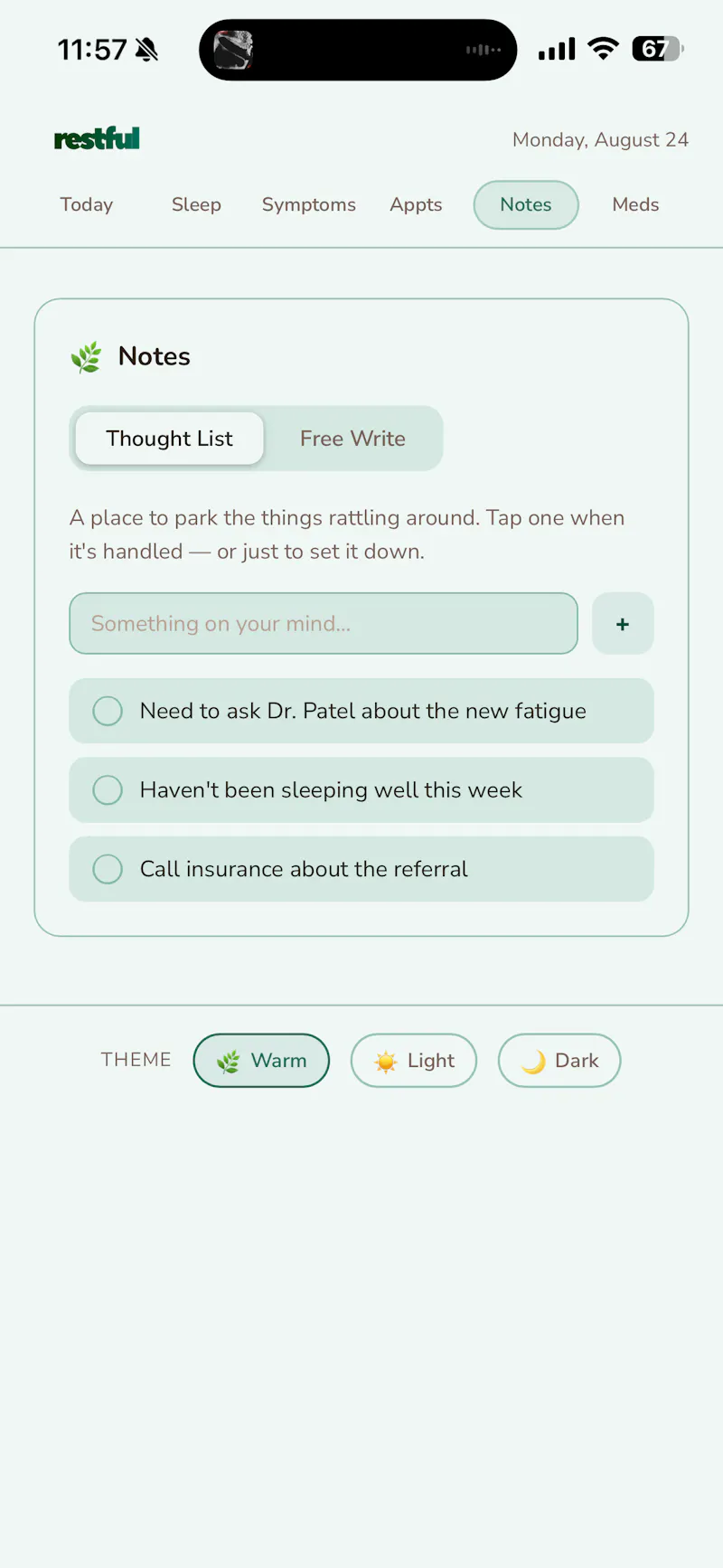 Restful: Chronic Illness Care screenshot 5