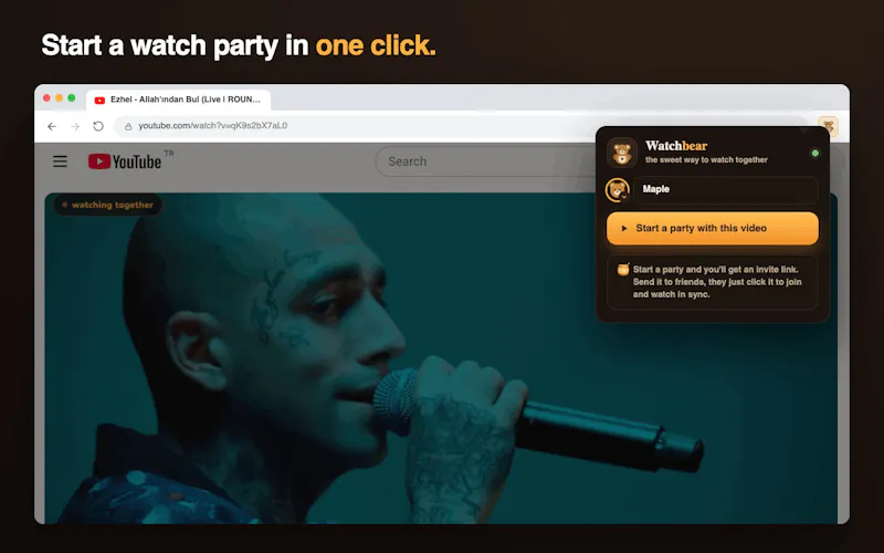 Watchbear: Watch Together & Watch Party screenshot 4