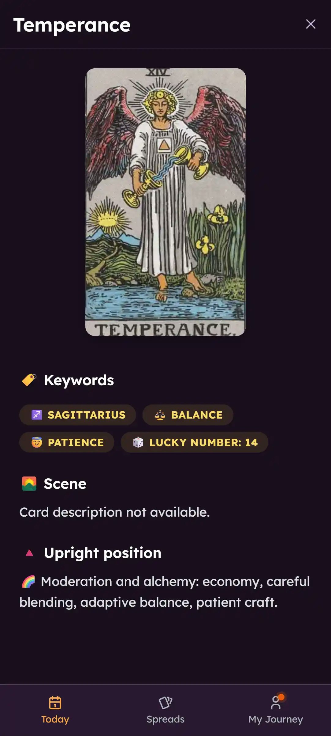 Diepe Tarot - De beste tarot-app met 3D-animaties, AI en 0-tracking! media 9