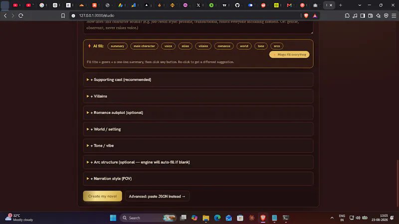 PenForge- Story Intelligence for Writers screenshot 3