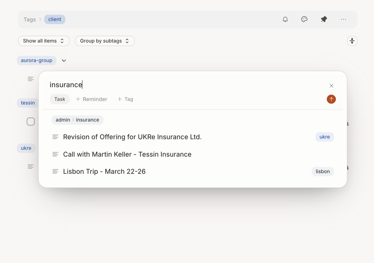 Takt — Private notes and tasks gallery image