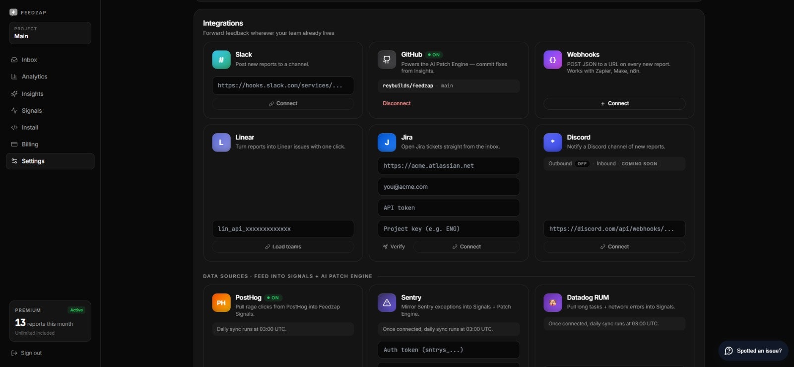 Feedzap - AI Bug Tool gallery image
