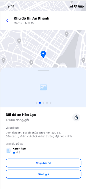Parkfinder - La prima app funzionale del Vietnam per il parcheggio senza sforzo media 3