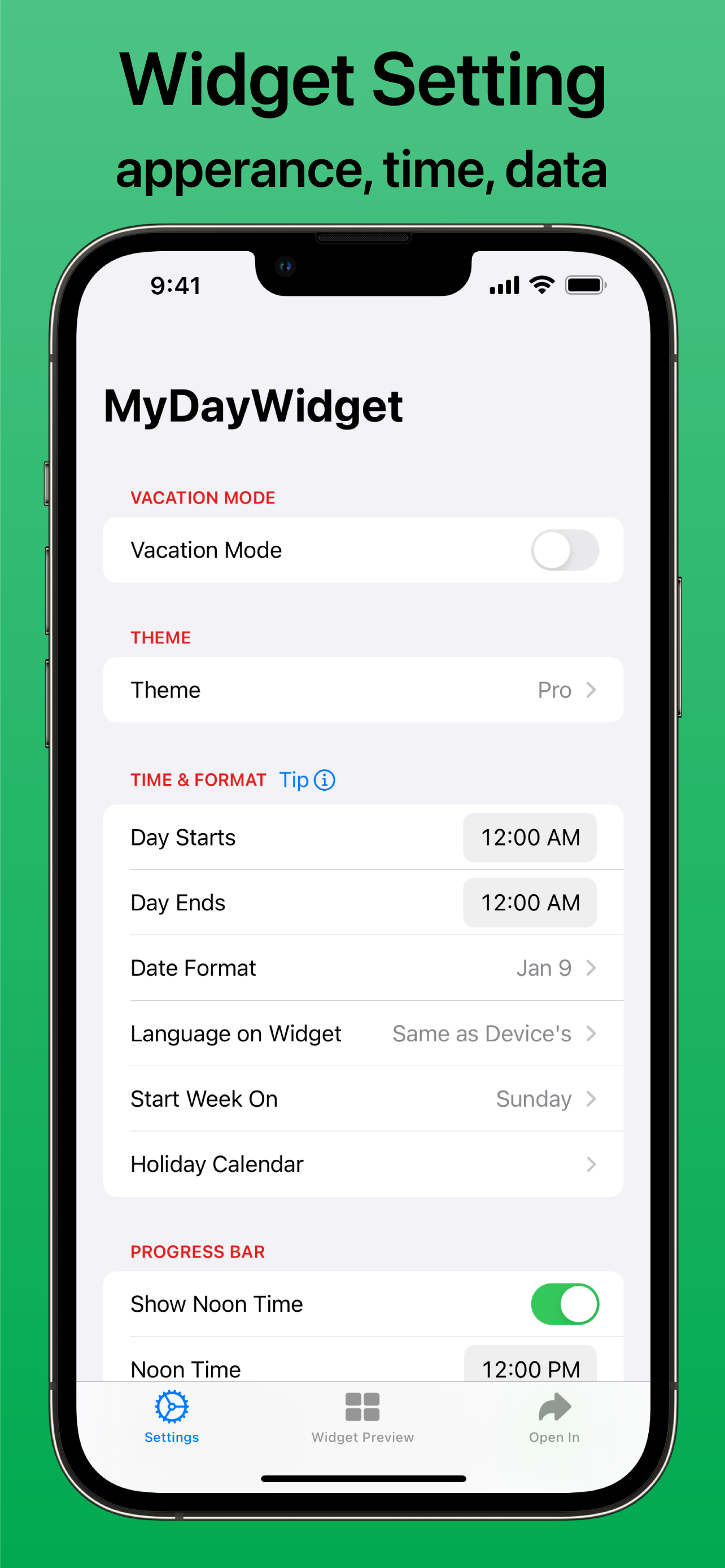 MyDayWidget gallery image