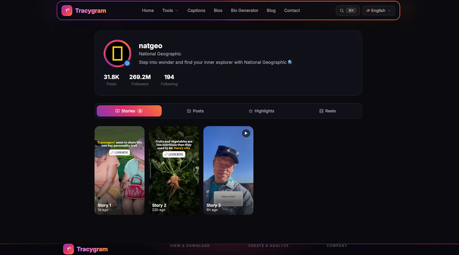 Tracygram screenshot 3