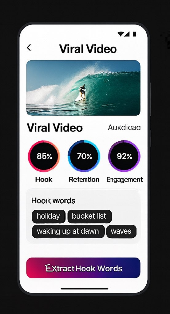 Média capuchon - Attraper d'abord les tendances.Outils d'IA pour les créateurs. 1