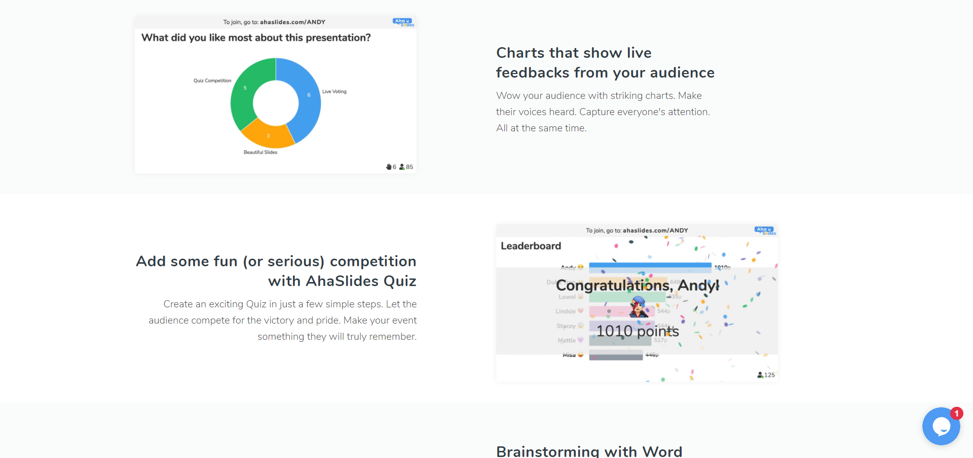 AhaSlides gallery image