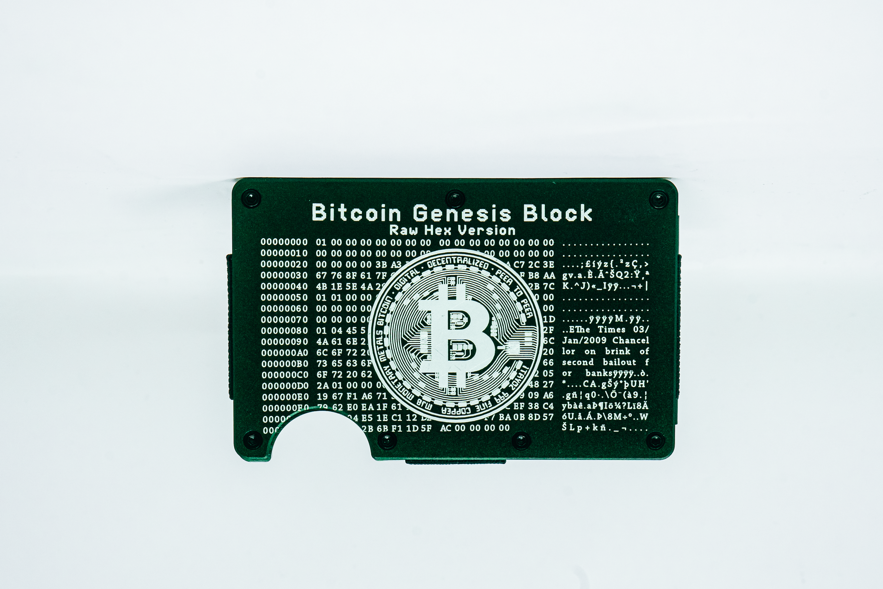 Média Portefeuille de cartes de crédit pour les amateurs de Bitcoin - Montrez votre amour pour Bitcoin dans le style 8
