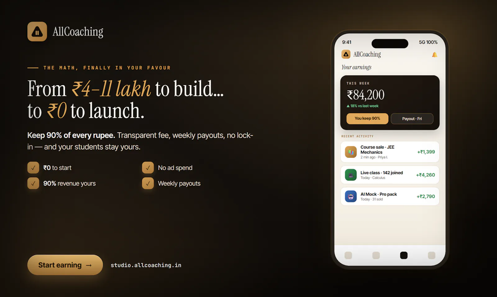 AllCoaching screenshot 4