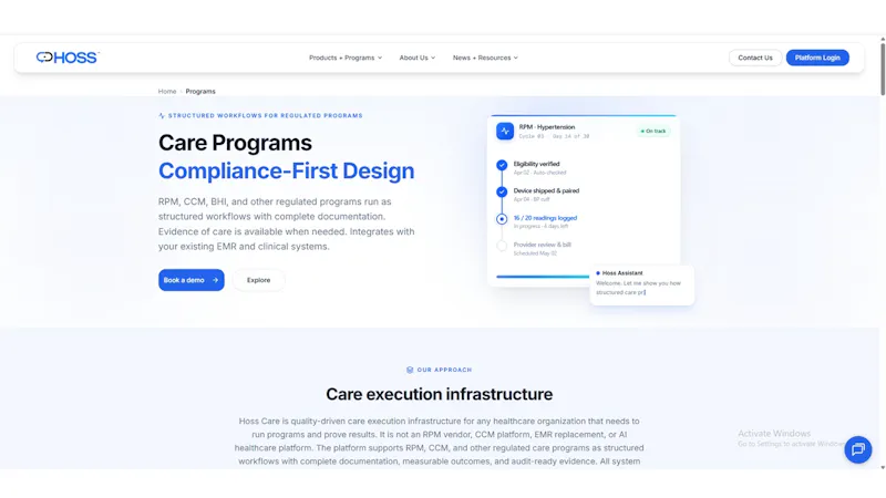 HossCare screenshot 2