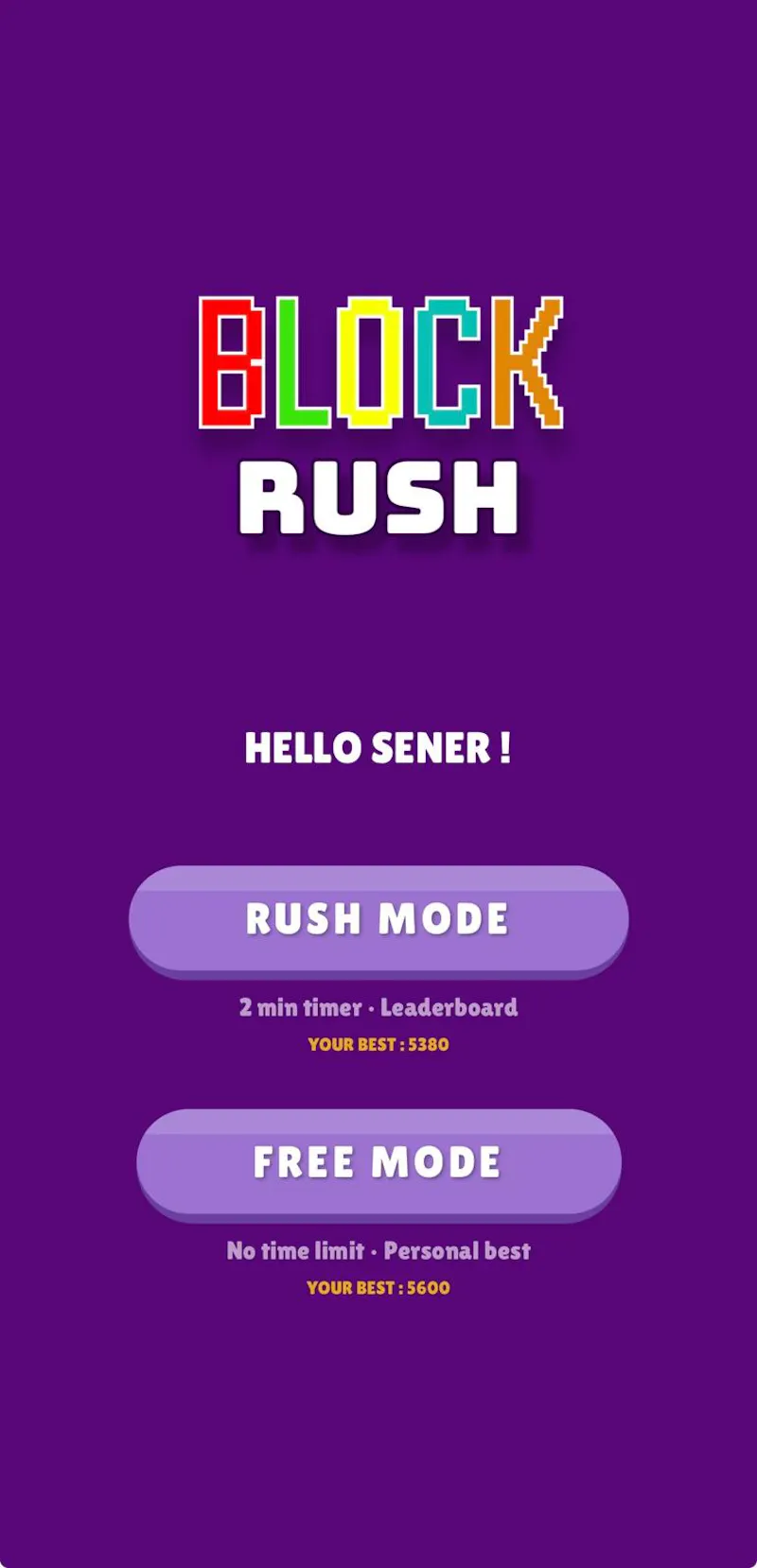 Block Rush Competitive Block Puzzle Game screenshot 2