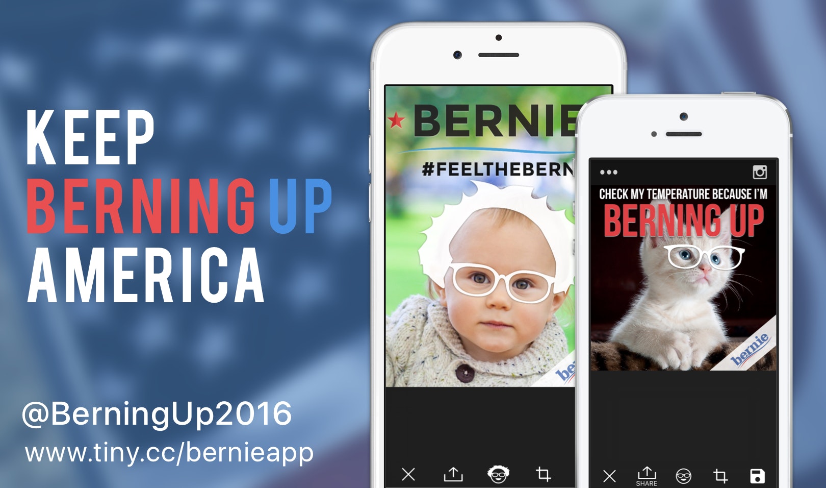 Berning Up - Show your Support for Bernie! gallery image