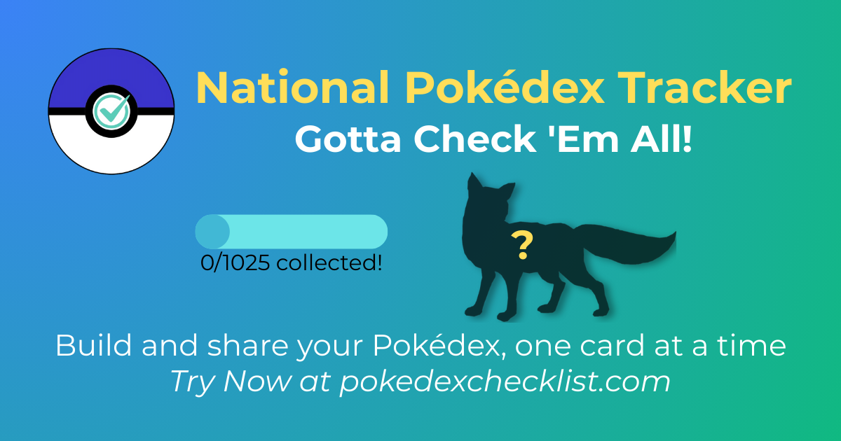Pokédex Checklist