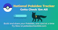 Pokédex Checklist