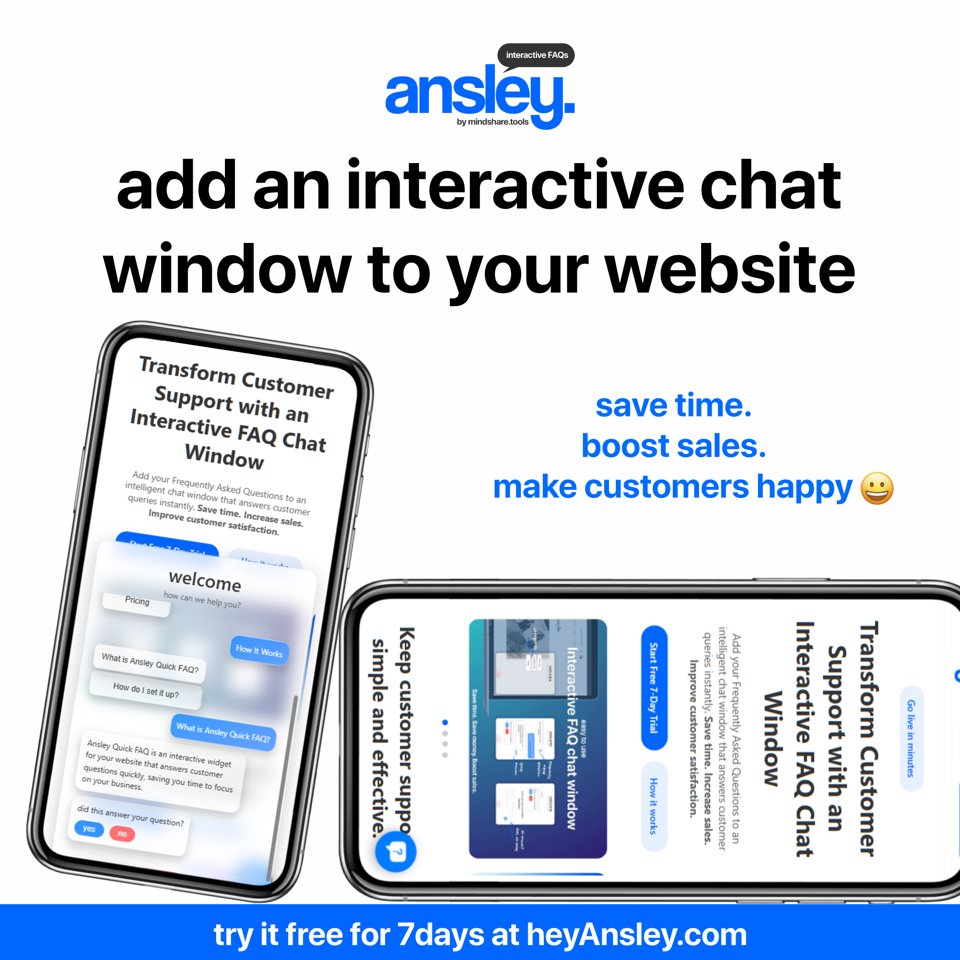 Media Ansley Quick FAQ - Tetingkap Sembang Soalan Lazim Interaktif untuk Laman Web Anda 7