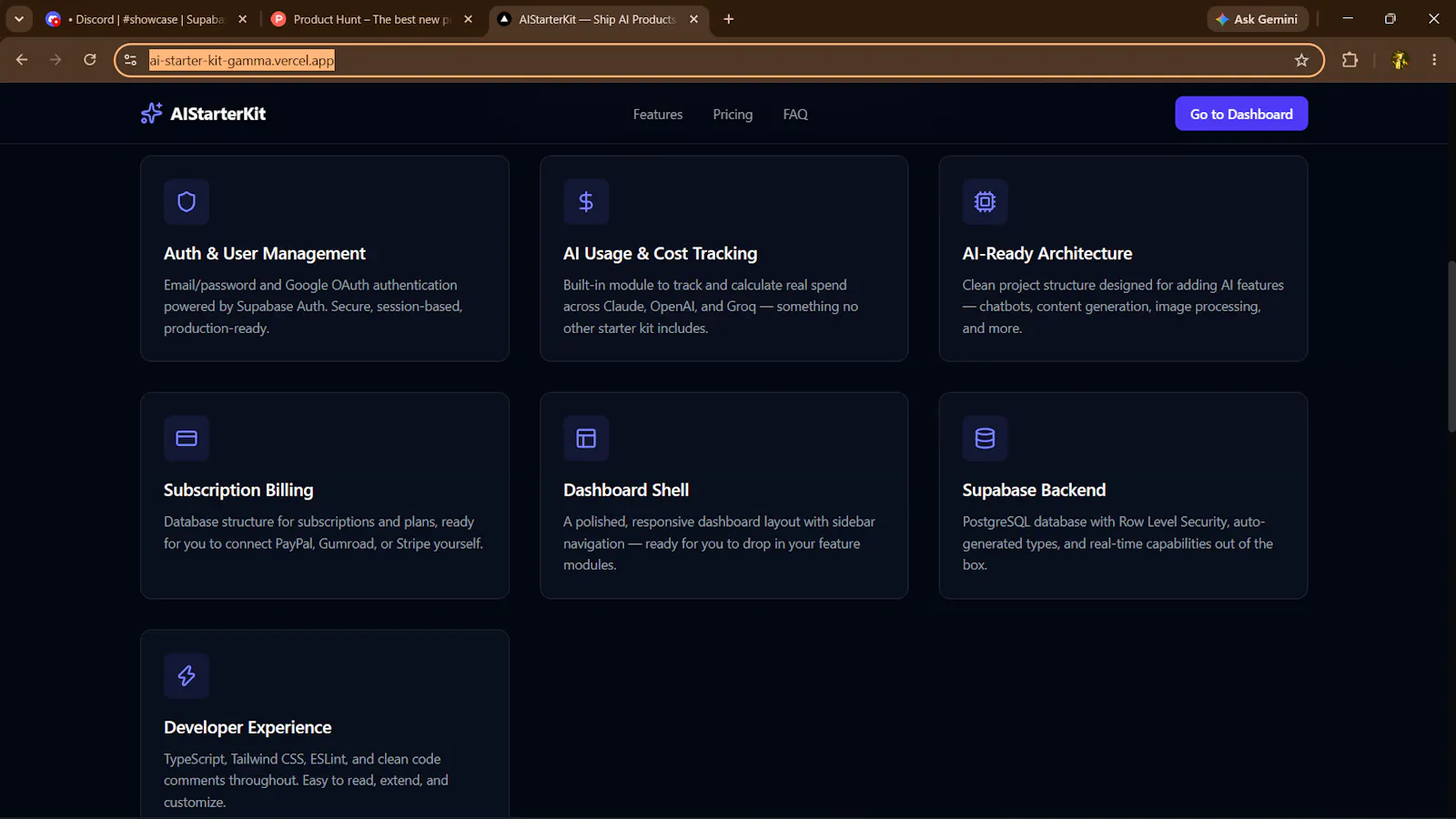 ai starter kit screenshot 1