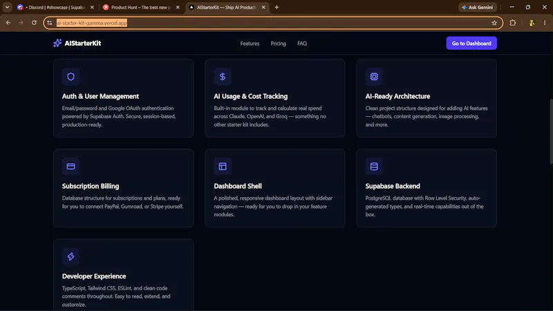ai starter kit screenshot 1