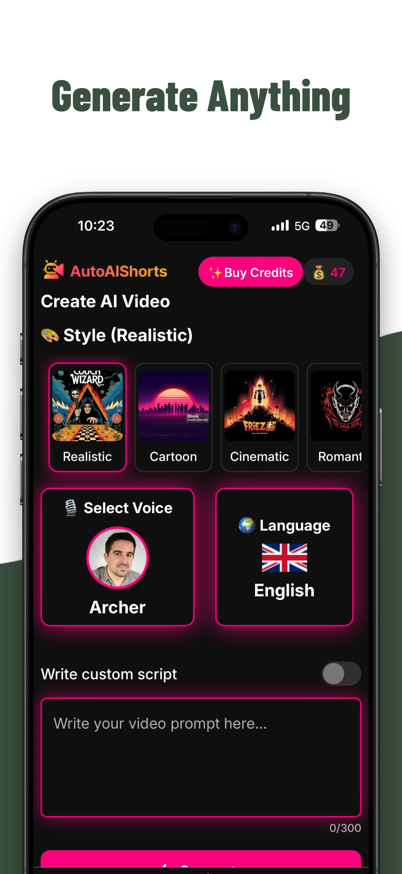 Mídia 3 de Shorts AutoAI – Criador de vídeo AI - Crie Shorts, Reels e TikToks virais em segundos usando IA 🎬