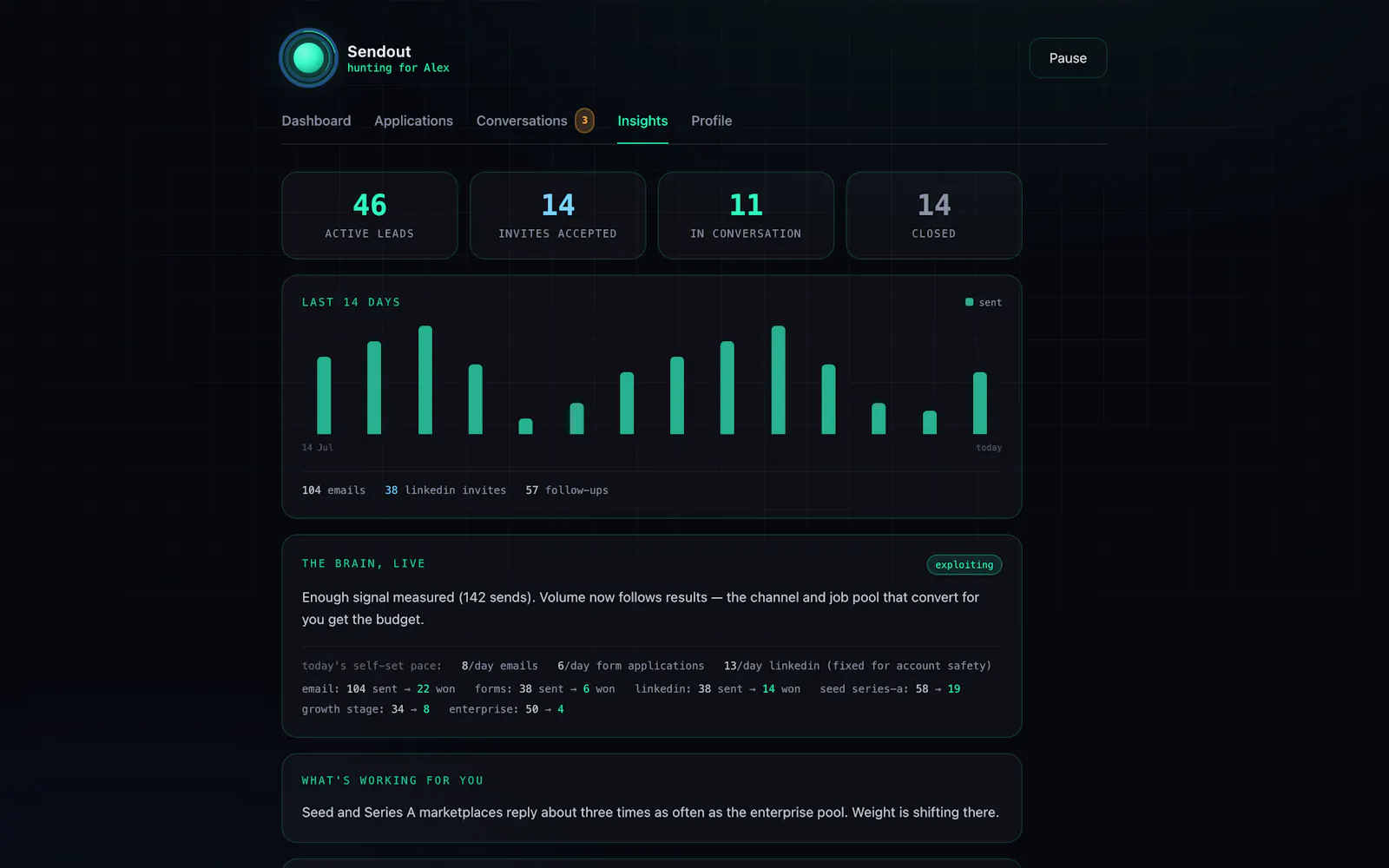 Sendout screenshot 6