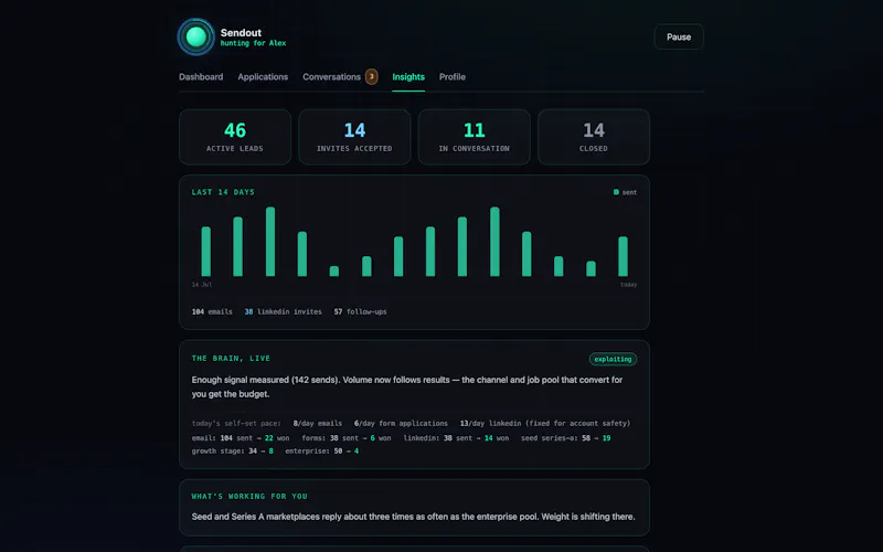 Sendout screenshot 6
