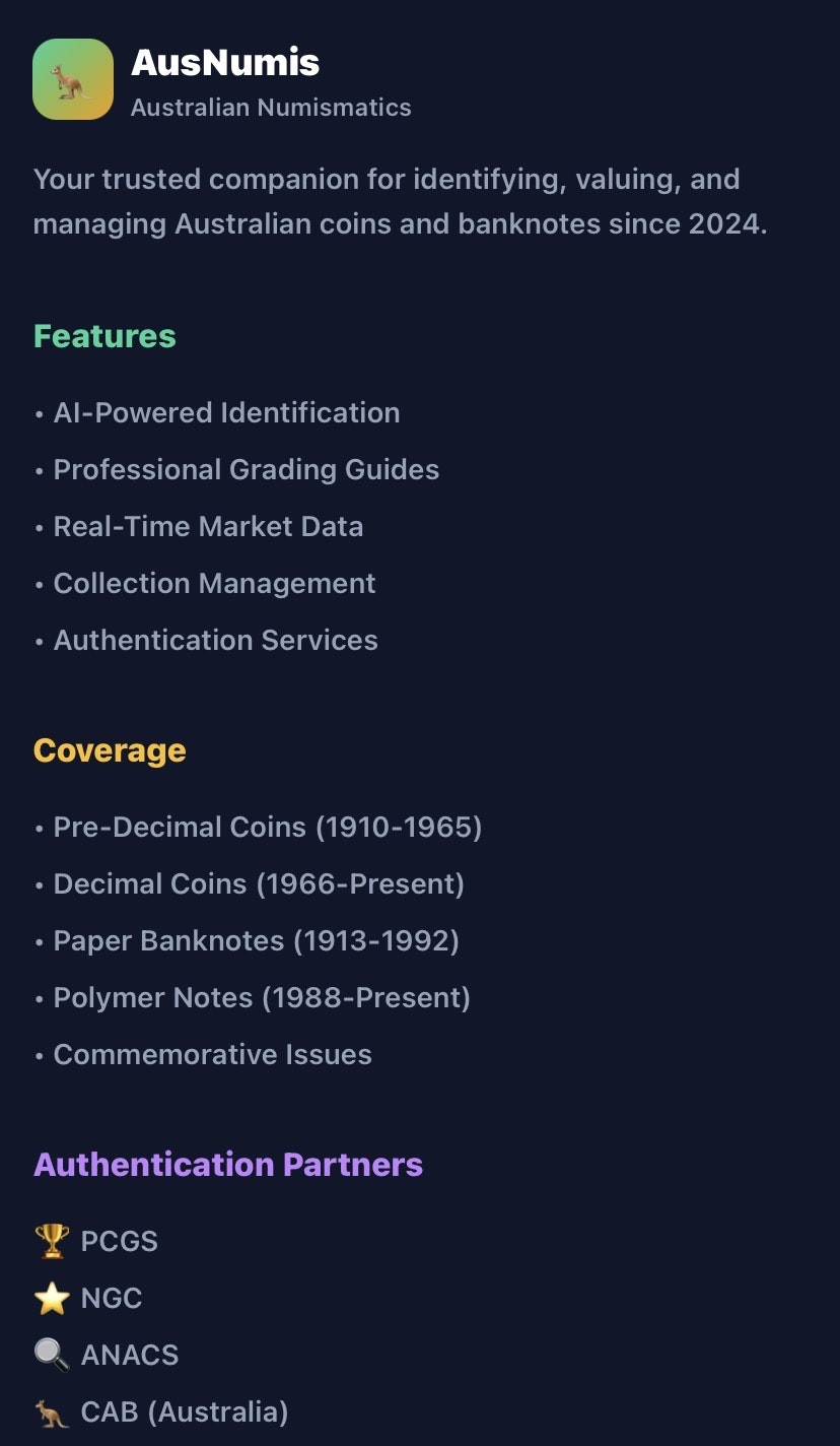 Aussie numismatics screenshot 7