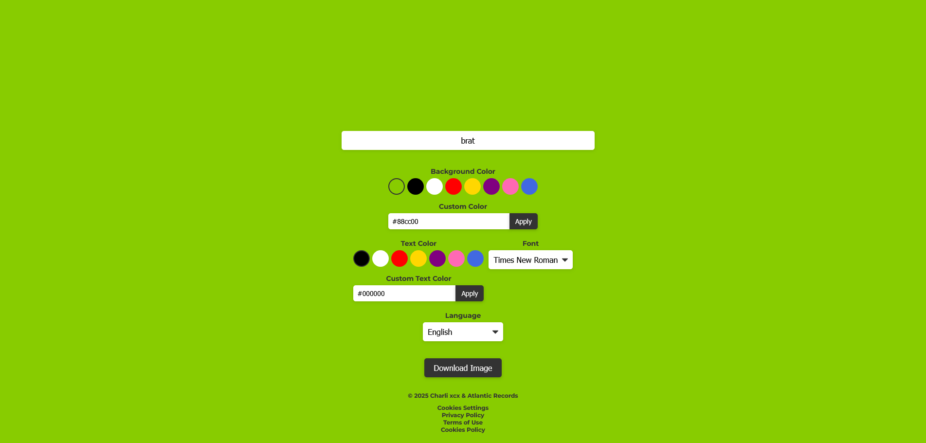 Brat Generator gallery image