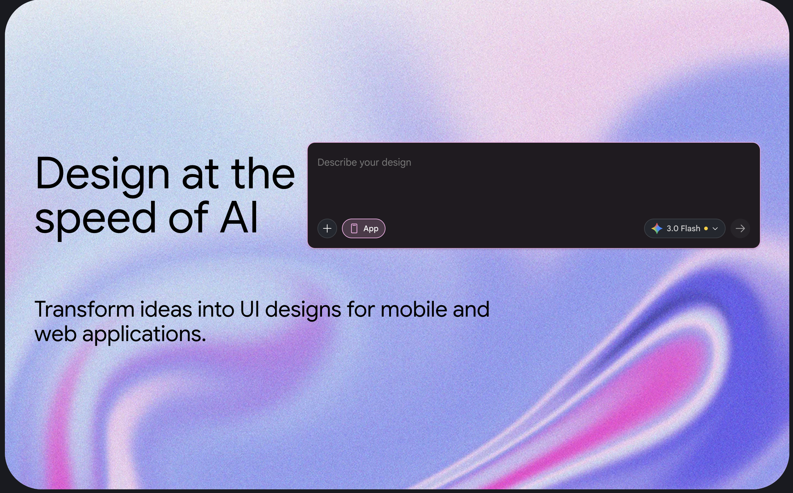Stitch by Google - Main product screenshot demonstrating key features and user interface