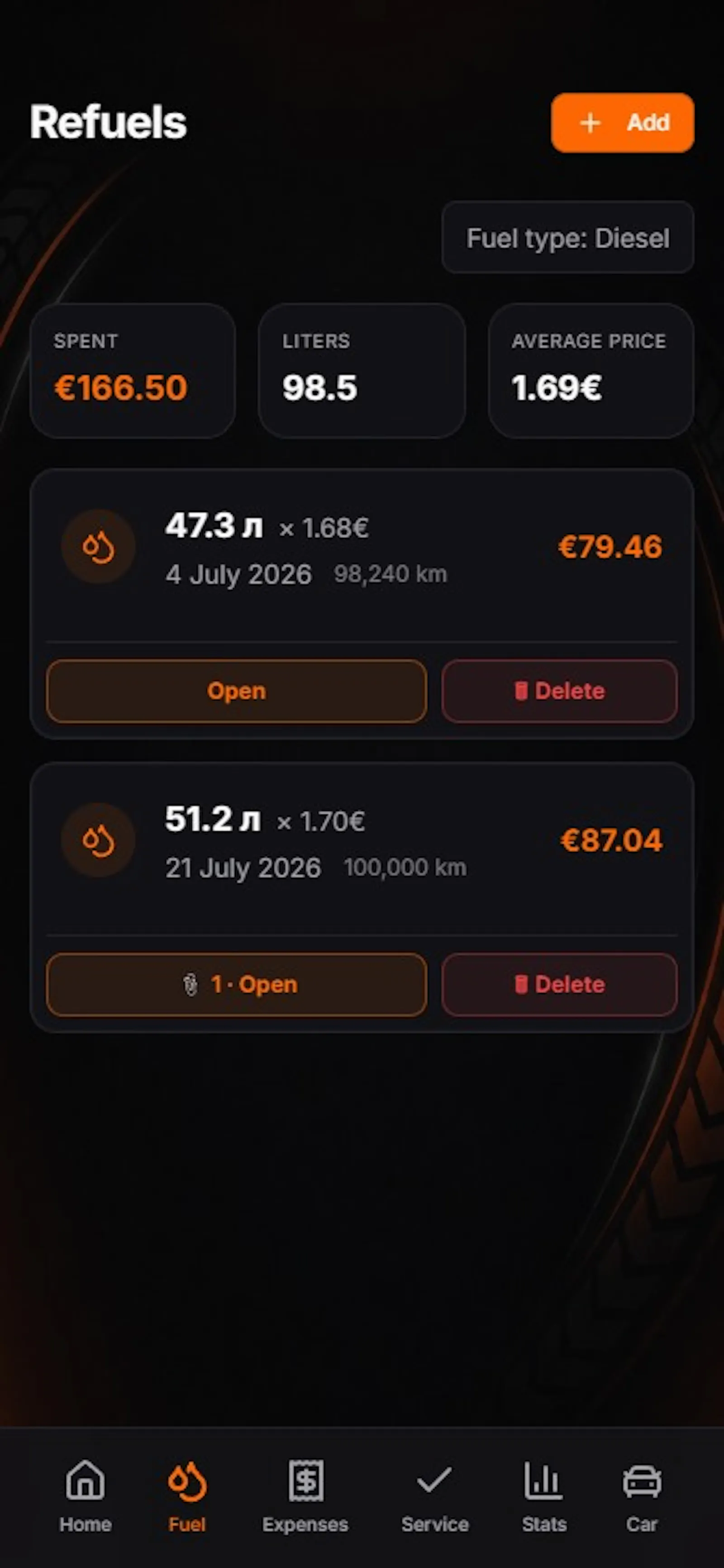 WheelBill screenshot 3
