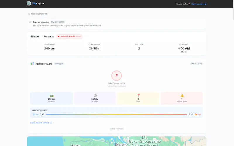 TripCaptain screenshot 2