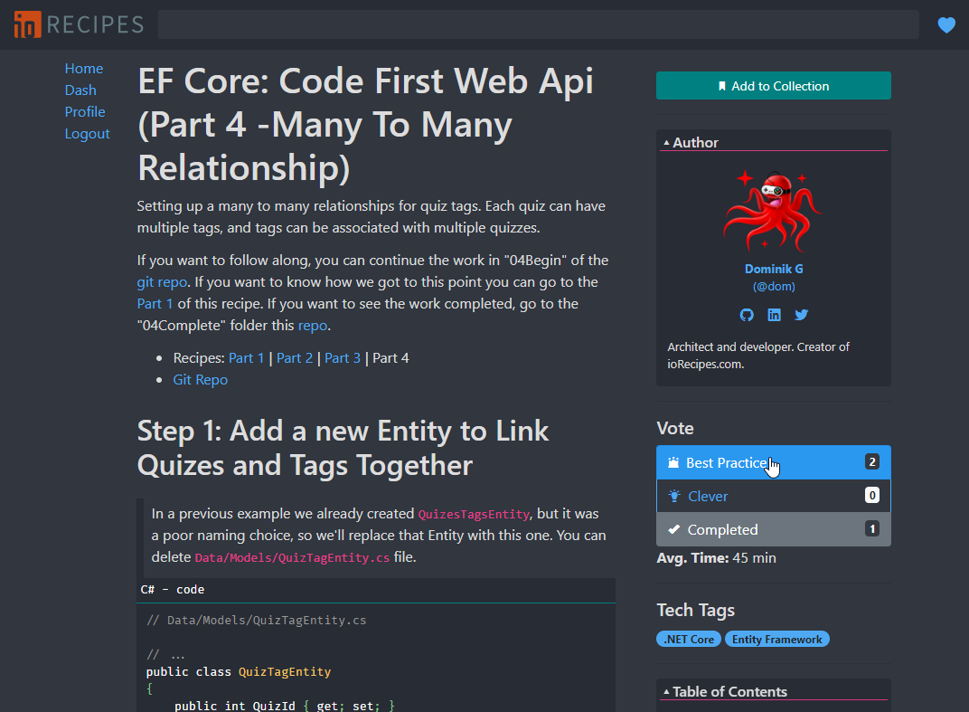ioRecipes gallery image
