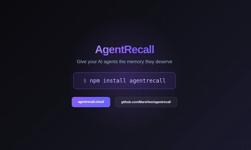 AgentRecall screenshot 7