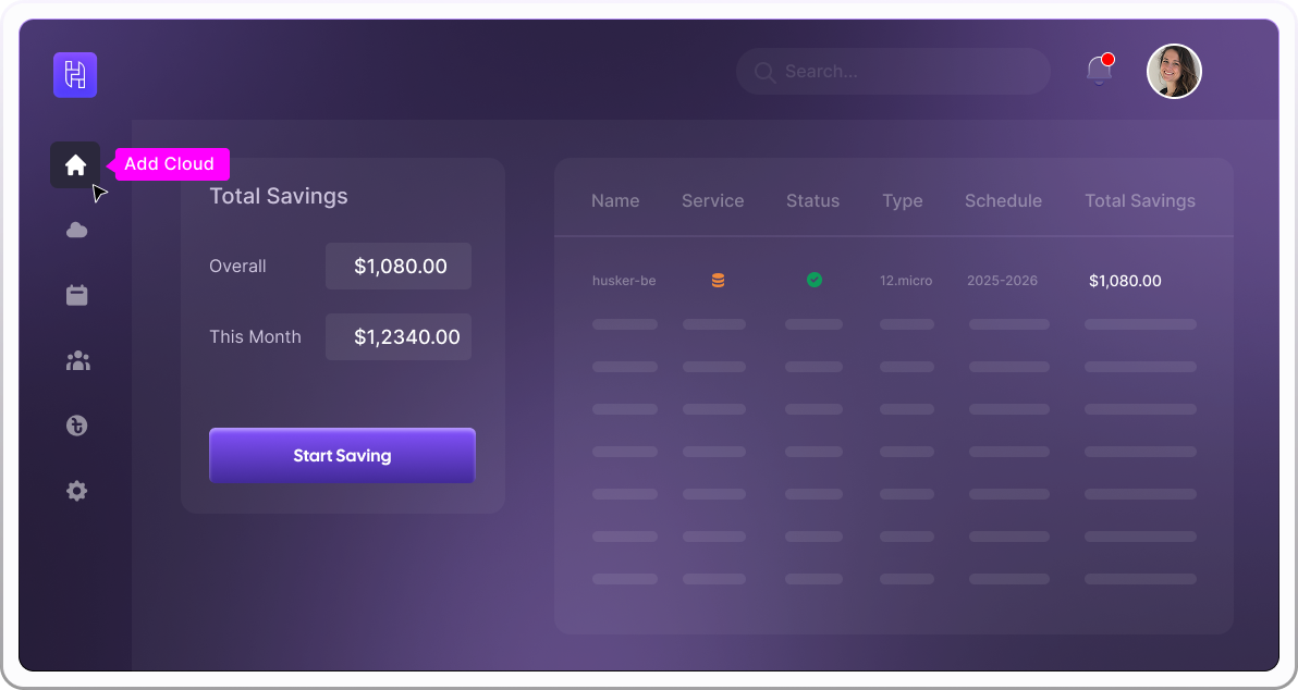 Huskar - Reduce Cloud Bills gallery image