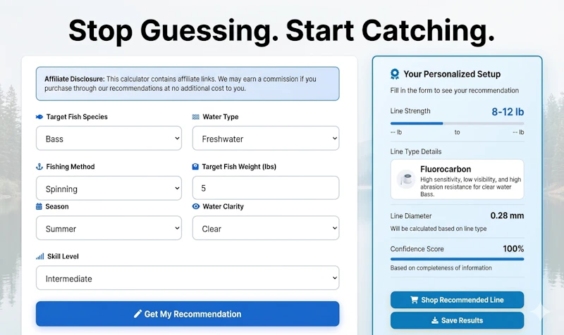 Fishing Line Calculator screenshot 2