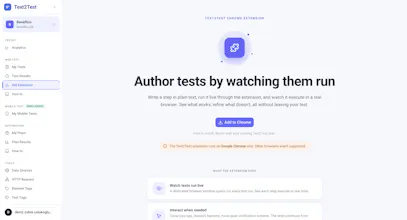 Text2Test | 0 β Test Suite in Minutes gallery image