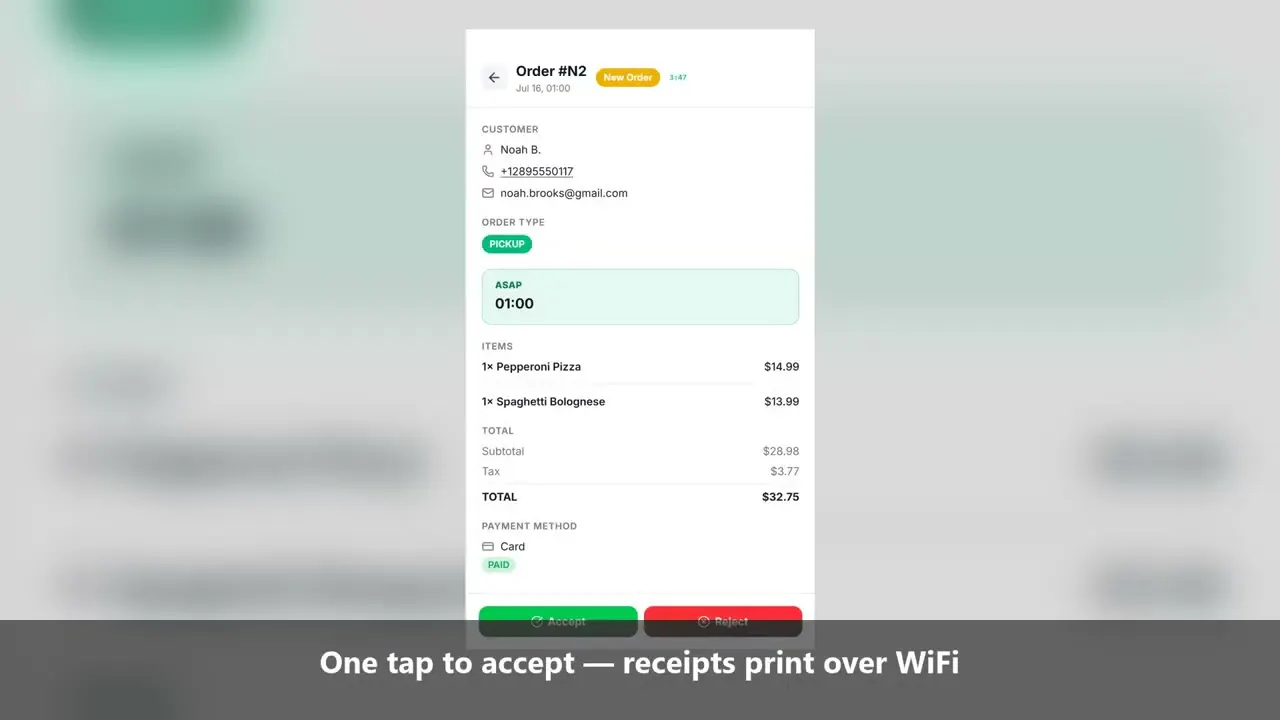 Fee Free Ordering gallery image