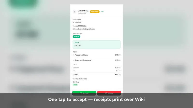 Fee Free Ordering screenshot 1 (video preview)