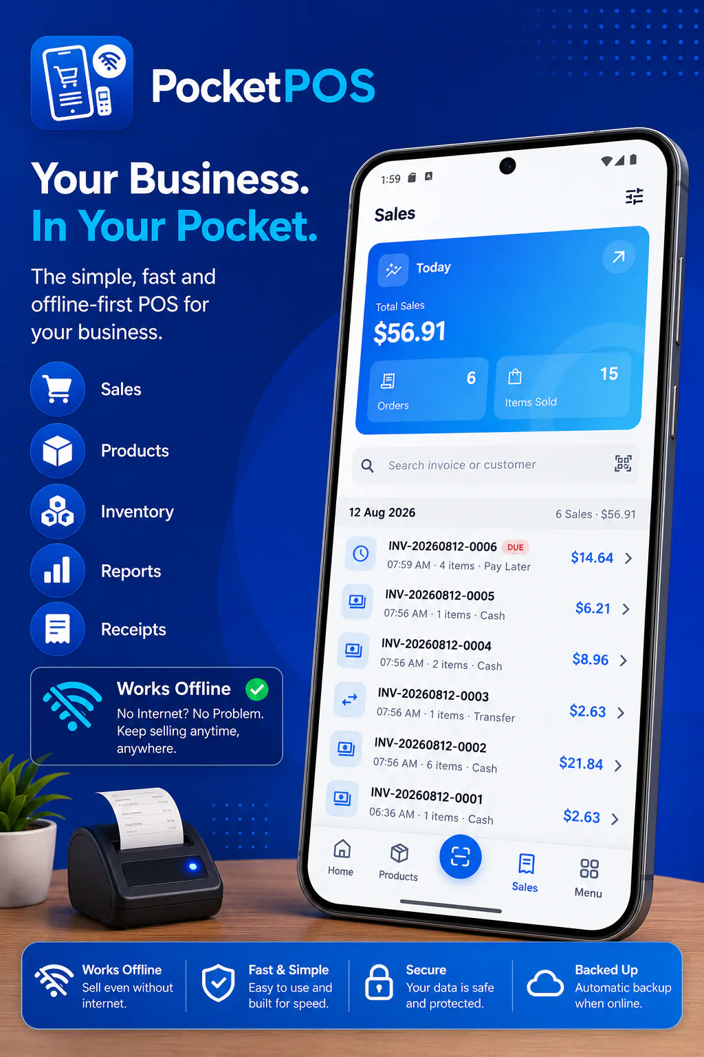 PocketPOS: Offline POS gallery image