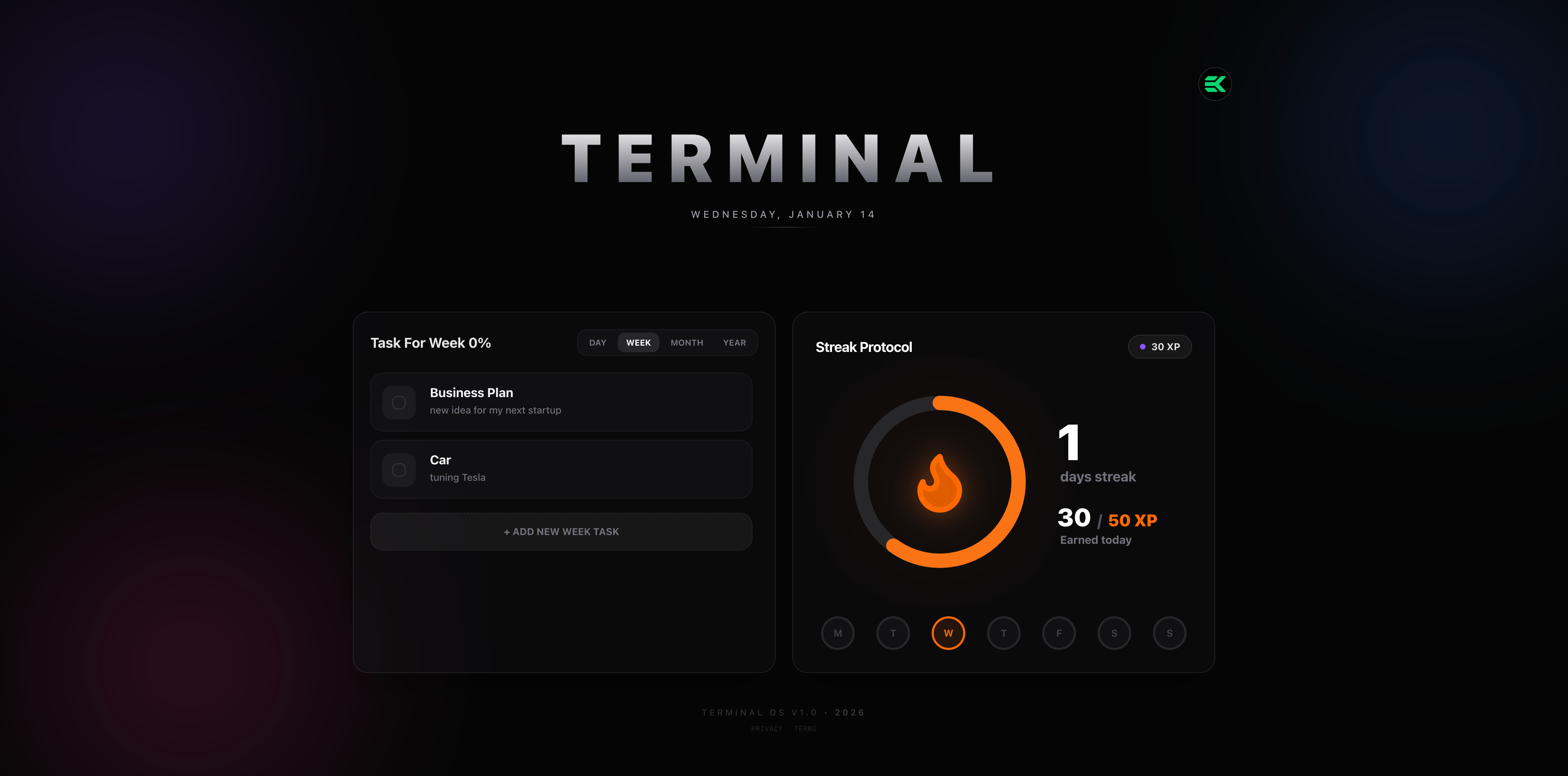 Terminal OS gallery image