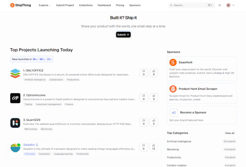ShipThing screenshot 1