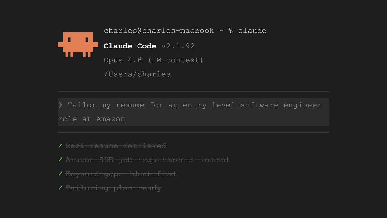 Rezi Resume MCP gallery image