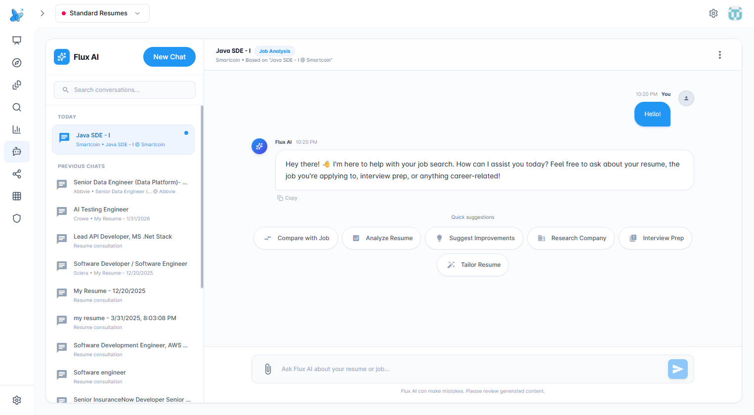 FluxResume gallery image