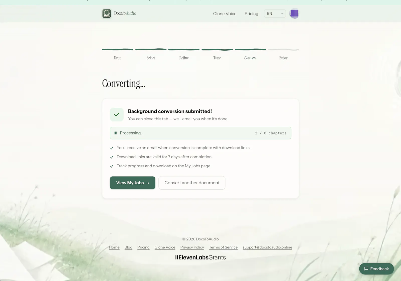 DocsToAudio screenshot 6