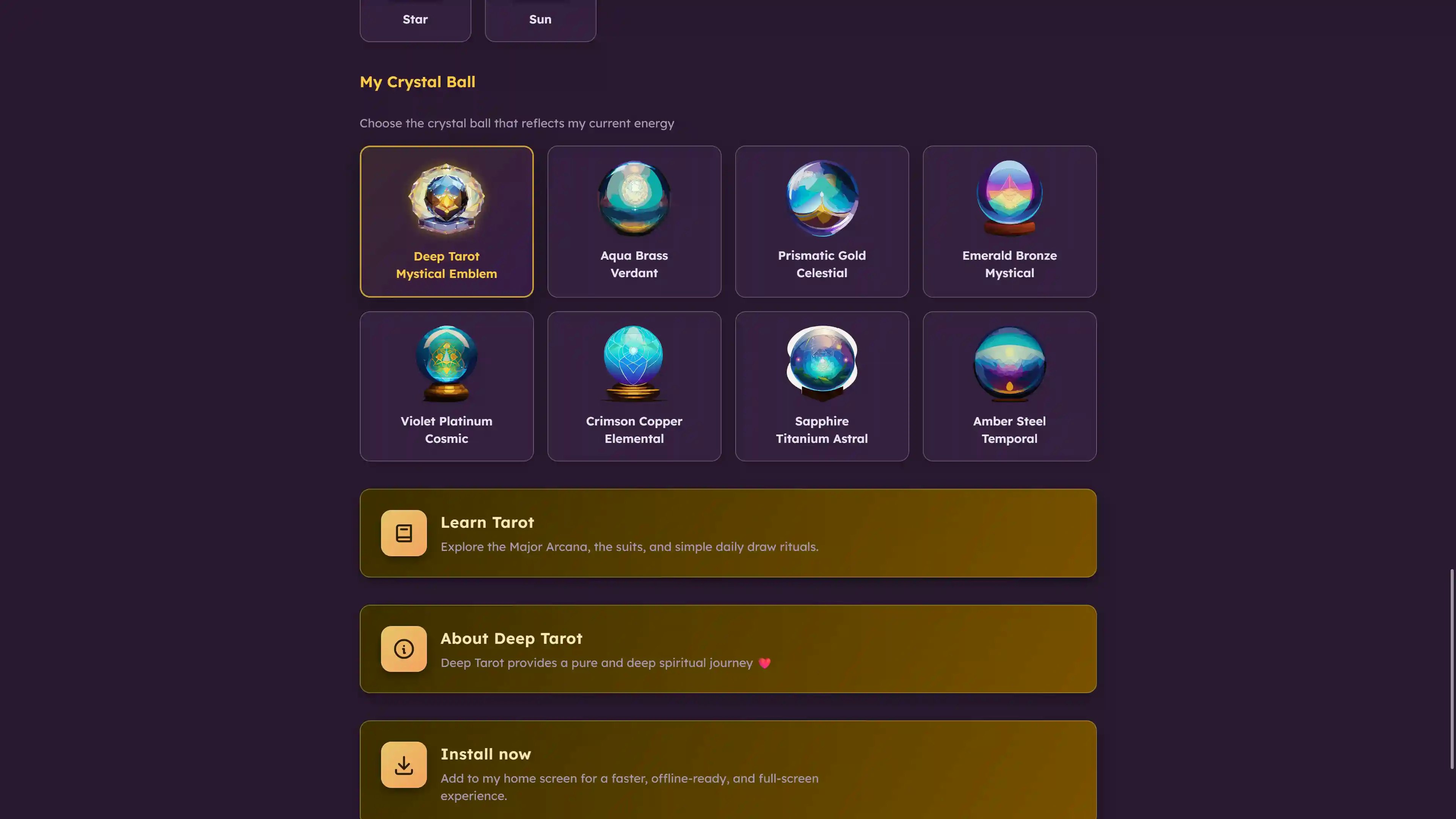Diepe Tarot - De beste tarot-app met 3D-animaties, AI en 0-tracking! media 14