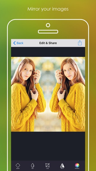 Splash Cropper : selfie cam & snap photo | iOS gallery image