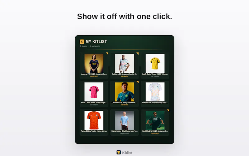 Kitlist screenshot 6
