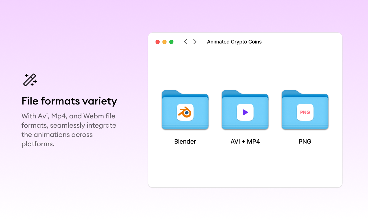 Animasyonlu kripto paraları - Finansal projeler için 60 ücretsiz animasyonlu 3D kripto paraları medya 3