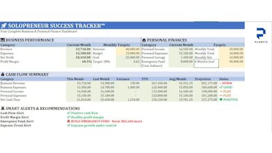 Solopreneur Success Tracker Professional gallery image