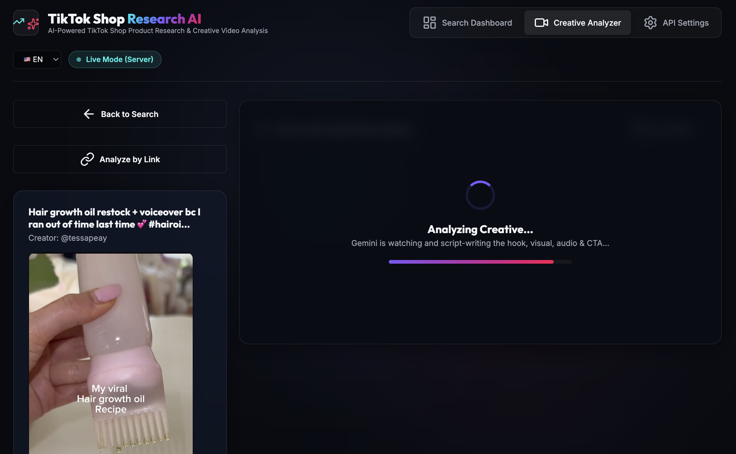 TikTok Shop AI Researcher gallery image