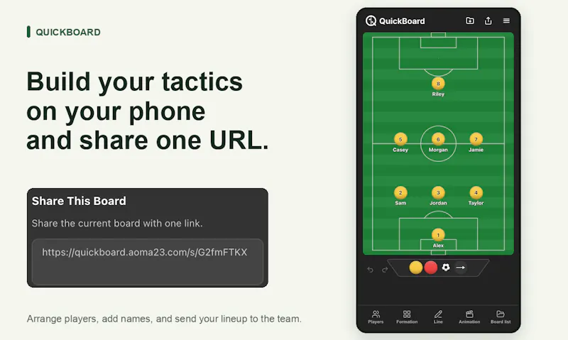 QuickBoard screenshot 1
