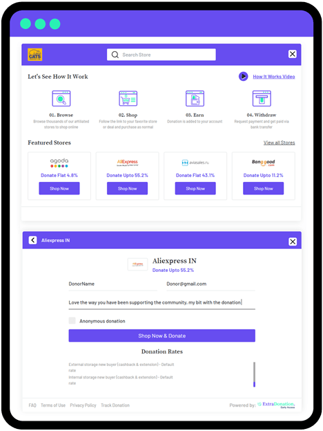 ExtraDonation gallery image